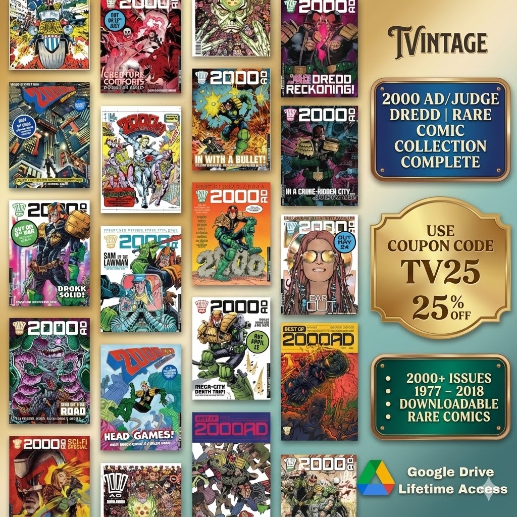 Complete 2000AD Comics Collection