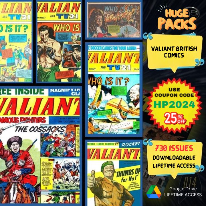 30 SEO Keywords: Valiant British Comics collection, Valiant comics digital download, 730 issues of Valiant, British comic book collection, Valiant comics 1962-1980, CBR files download, Valiant annuals, British pop culture comics, classic British heroes, action-packed comic collections, Valiant comic book series, superhero comics UK, vintage comic collection, downloadable comics library, British comic book history, Valiant CBR format, nostalgia comic collection, classic UK comics, British action heroes, Brit