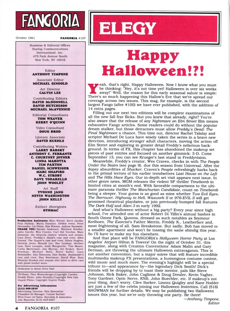 Complete Fangoria Magazine Digital Archive – Ultimate Horror Collection (1979–2016)