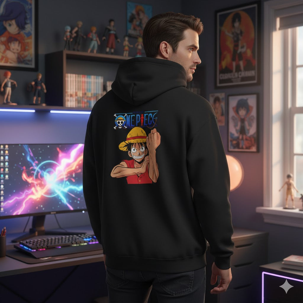 One Piece Anime Hoodie – Iconic Pirate Style, Cozy & Durable